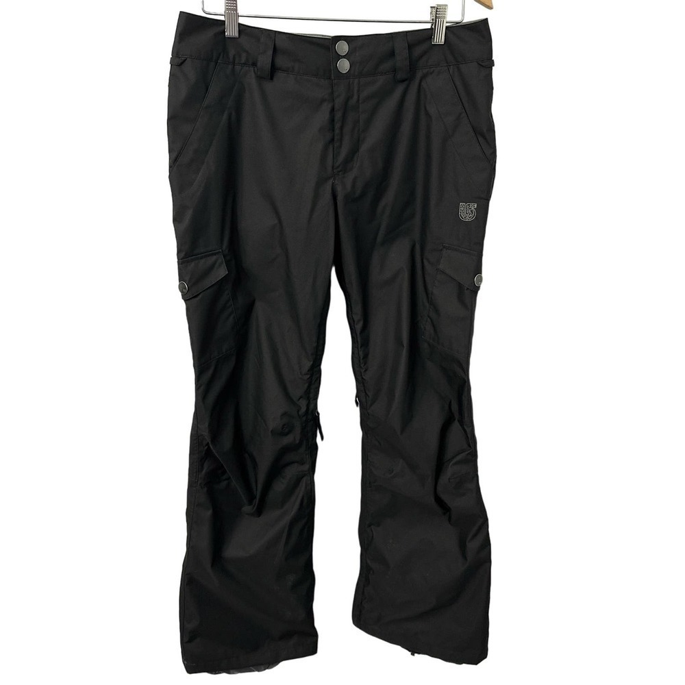 Burton DryRide Snowboard Pants Womens Medium Black Ski Cool Flavors